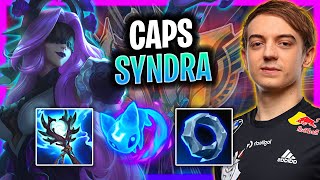 CAPS IS READY TO PLAY SYNDRA  G2 Caps Plays Syndra Mid vs Anivia Season 2024 [upl. by Meeker479]