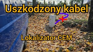 Lokalizacja kabla pod ziemią CEM LA1012 [upl. by Dituri198]