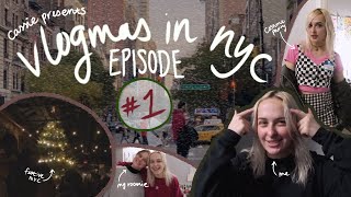 nyc vlogmas ep 1 chill days in my life ending a work week amp a costume party [upl. by Mountford]