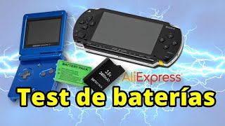 El timo de los mAh Baterías para GBA SP y PSP [upl. by Ymiaj]