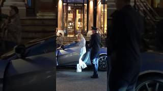 Rich elegant Madame entering her AM at Hotel Paris billionaire monaco luxury trending lifestyle [upl. by Jabin]