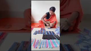 Work from home natraj pen pencil Peking job [upl. by Yelich]