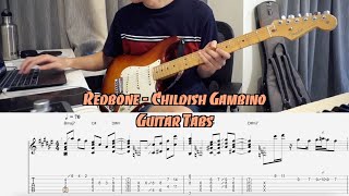 Redbone  Childish Gambino Gyoshi Guitar Cover w TABS [upl. by Sommers149]