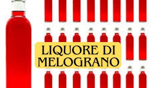 Come si fa il liquore al melograno [upl. by Einnalem881]