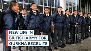 Excited Gurkha recruits arrive in UK to begin British Army career [upl. by Sible269]