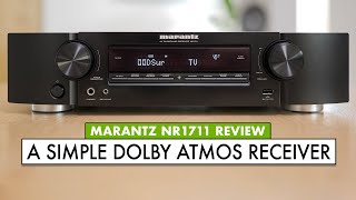 SIMPLE Home Theater Receiver Marantz NR1711  Marantz Receiver Review [upl. by Carol]