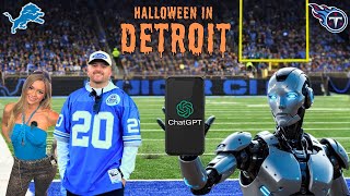 LETTING AI CONTROL OUR NFL GAMEDAY EXPERIENCE IN DETROIT [upl. by Emearg]