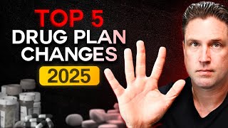 TOP 5 Drug Plan Changes for 2025 MAJOR UPDATES [upl. by Enaira]