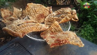 Como hacer Chicharrones de Cerdo Nicaraguenses Receta Original [upl. by Ivek]