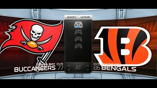 Tampa Bay Buccaneers  Cincinnati Bengals 2  Madden NFL 15 [upl. by Gusella101]