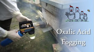 Oxalic Acid Fogging with Master Beekeeper Mike Cullen  Beekeeping  Mantel Farm [upl. by Edualcnaej]