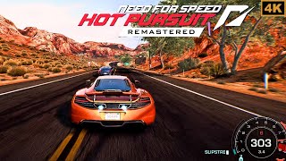 Need For Speed Hot Pursuit Remastered  McLaren MP412C Vs Bentley Continental GT [upl. by Adigirb]