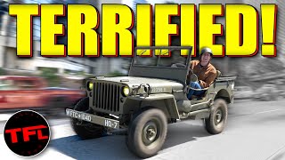 Driving a 1945 WW2 Jeep Through 2024 LA Traffic [upl. by Eseerehs]