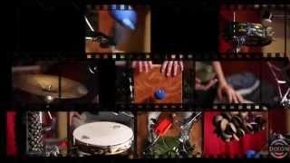 Can your pedal do this A whole percussion section using just the Cajon Pedal PLUS by Dixon Drums [upl. by Hnid]