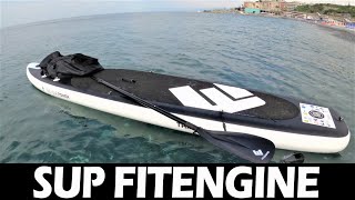 💥 RECENSIONE Stand up paddle gonfiabile da 12 🛶 il SUP della FitEngine grande e stabile [upl. by Karalee]