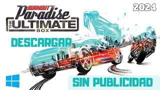 Descargar Burnout Paradise The Ultimate Box Para PC Sin Publicidad 2024 [upl. by Teodoor970]