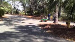 20 mph Modified Power Wheels Jeep [upl. by Kcirdot]