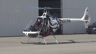 Guimbal Cabri G2 N371PA and Robinson R44 N12RH Taking Off From The Clarksville Regional Airport [upl. by Elem]