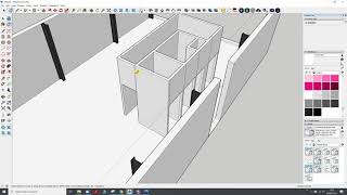 Hanni Handig met SketchUp  4  Je plattegrond 3D maken [upl. by Sirtaeb]