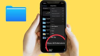 How to Show File Extensions in Apple Files App in iOS 16 on iPhoneiPad 🔥 [upl. by Narah670]