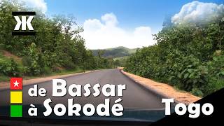 Togo  de Bassar à Sokodé via Malfakassa  N17 [upl. by Theodor]