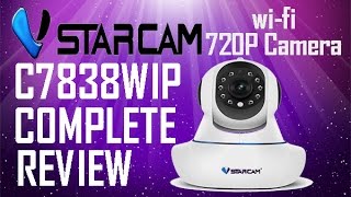 How to setup the VStarcam C7838 WIP WIFI Wirelss Camera complete setup [upl. by Benco]