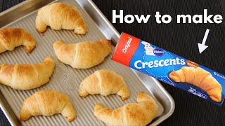 How to Make Pillsbury Crescent Rolls [upl. by Ahsyt]