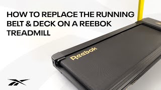 How to Replace the Running BeltRunning Deck on a Reebok Treadmill [upl. by Codee]