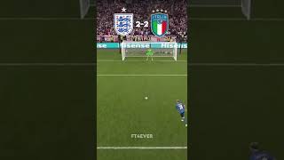 England vs Italy penalties 🔥 [upl. by Trescha]