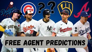 Top 25 MLB Free Agent Predictions [upl. by Bocock]