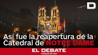 Vive los momentos más icónicos de la reapertura de Notre Dame con este vídeo resumen [upl. by Winsor]