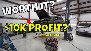 Cheap Jeep Engine Swap  More Work Than We Thought [upl. by Anelam416]