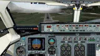 XPlane RJ85 landing in Innsbruck [upl. by Millhon]