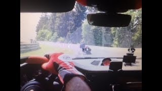 991 GT2 RS VS HONDA AFRICA TWIN NURBURGRING [upl. by Sac]