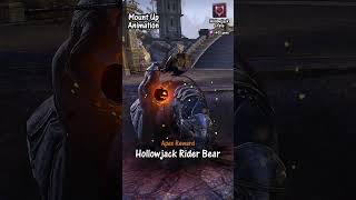 ESO Mount Showcase Hollowjack Rider Bear 🐻💀 Gaming ElderScrollsOnline MountShowcase [upl. by Afton]