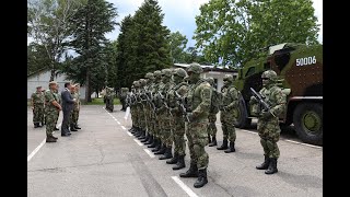 Ministar Gašić obišao Četvrtu brigadu kopnene vojske [upl. by Isyed]