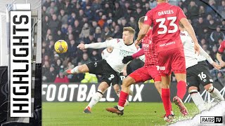 HIGHLIGHTS  Derby County Vs Cheltenham Town [upl. by Akehsat765]