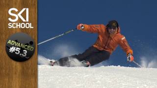 Dynamic Skiing Carve Turns  Advanced Ski Lesson 53 [upl. by Eillod]