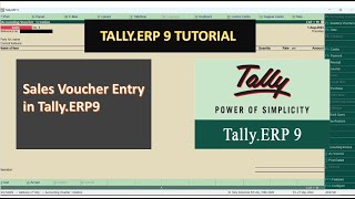 Sales Voucher Entry in Tally ERP9  Tally ERP9 Full Tutorial  Sohail Edu Hub [upl. by Vola]