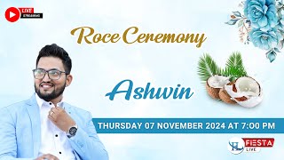 Roce Ceremony Of ASHWIN  LIVE From Vamadapadav [upl. by Attem722]