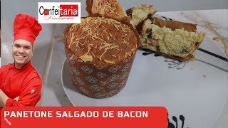 Como fazer panetone salgado de batata [upl. by Holofernes]