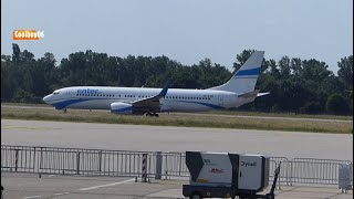 Flugverkehr am Flughafen KarlsruheBadenBaden mit ua Enter Air [upl. by Edaw]