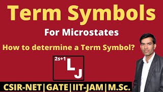 Term Symbols  Term symbols from electronic configuration  Term symbols for csir net [upl. by Bartlett165]