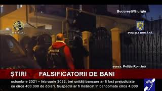 Percheziții la falsificatorii de bani [upl. by Renick]