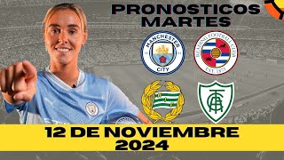 ✅PRONOSTICOS DEPORTIVOS HOY MARTES 12 de NOVIEMBRE ✅ APUESTAS DEPORTIVAS HOY CHAMPIONS LEAGUE ⚽️🏆 [upl. by Aiclid]