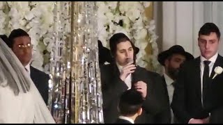 Motty Steinmetz  sings at a wedding in New York  Feb2023  מוטי שטיינמץ  שר בחופה בניויורק [upl. by Keryt487]