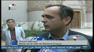 Journal de Syrie 11102014 Maire de Béziers Robert Ménard en Syrie Être solidaire de Maaloula [upl. by Annoeik697]