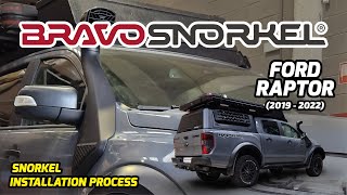 Bravo Snorkel Ford Ranger Raptor 2019  2022 Ref SFRT Installation [upl. by Aimek]