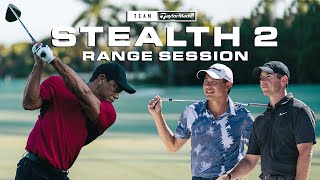 Team TaylorMades Uncut Full Stealth 2 Range Testing Session  TaylorMade Golf [upl. by Ariaet]