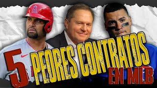 los 5 peores contratos en MLB 🤯🤔 [upl. by Aracahs]